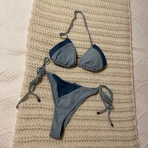 2 piece Jean Bikini